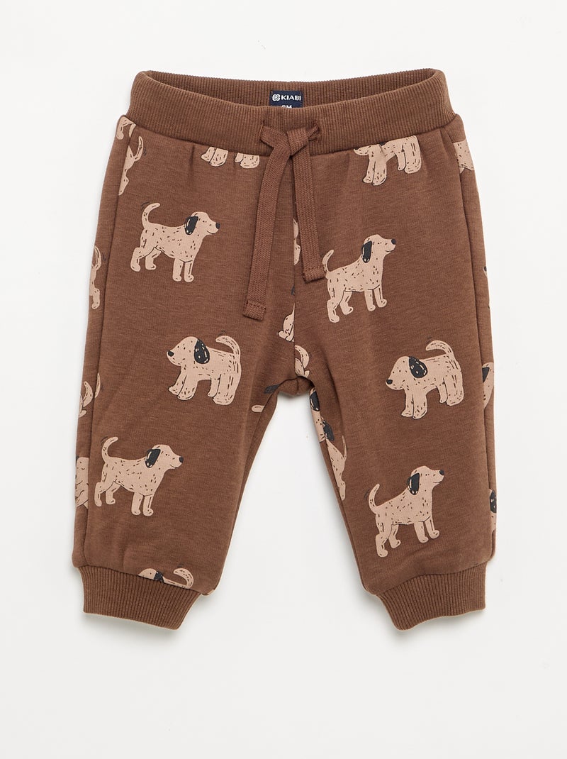 2-delige set - Sweater + broek Bruin - Kiabi