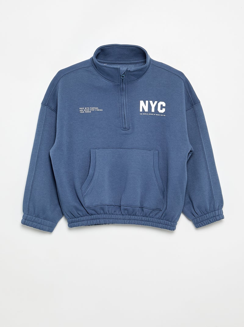2-delige set - Sweater + sporttraining Blauw - Kiabi