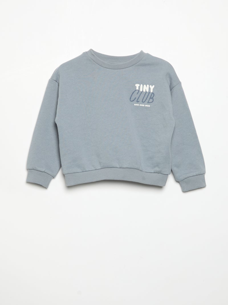 2-delige set - Sweater + sporttraining Grijs - Kiabi
