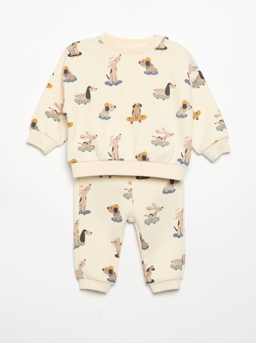 2-delige set - Sweater + sporttraining - Kiabi