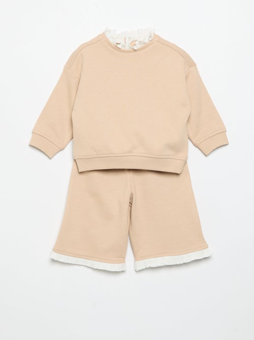 2-delige set - Sweater + wijde broek - Kiabi