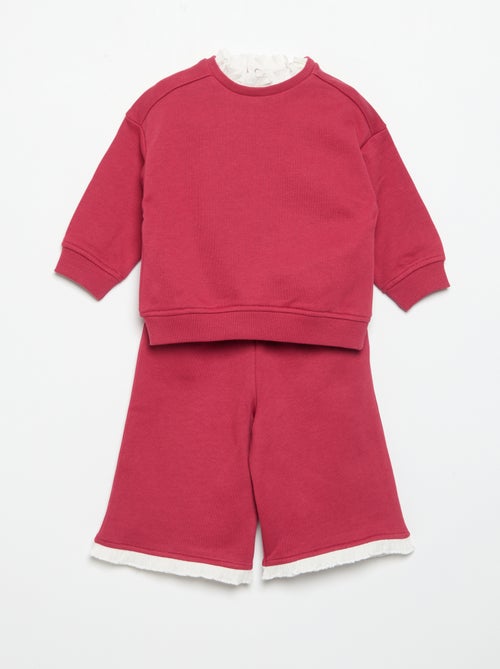 2-delige set - Sweater + wijde broek - Kiabi