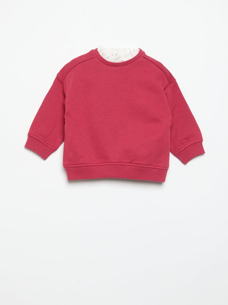 2-delige set - Sweater + wijde broek Rose - Kiabi