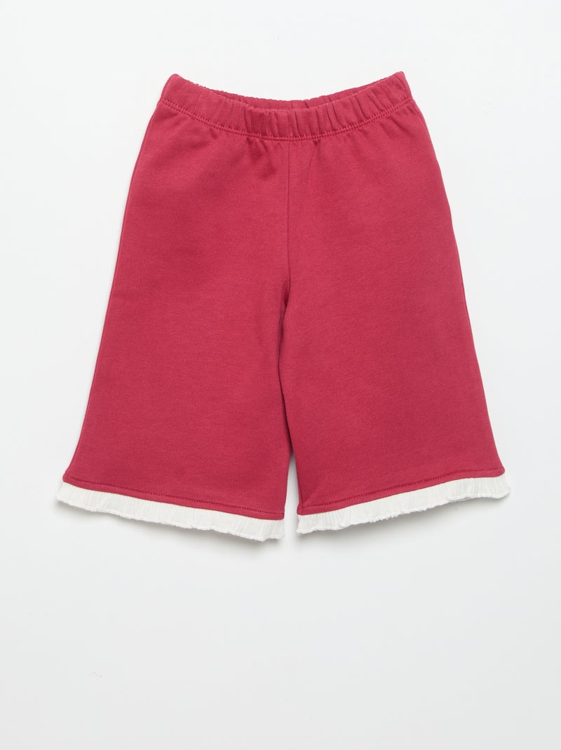 2-delige set - Sweater + wijde broek Rose - Kiabi