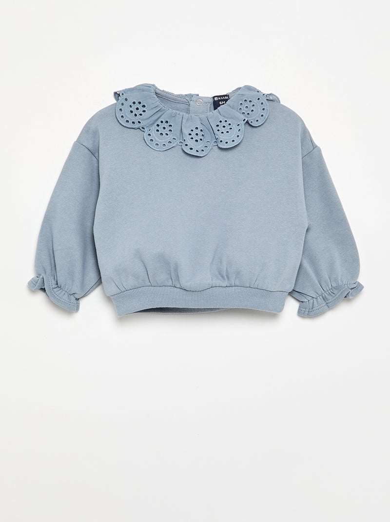 2-delige set - sweatshirt + broek Blauw - Kiabi