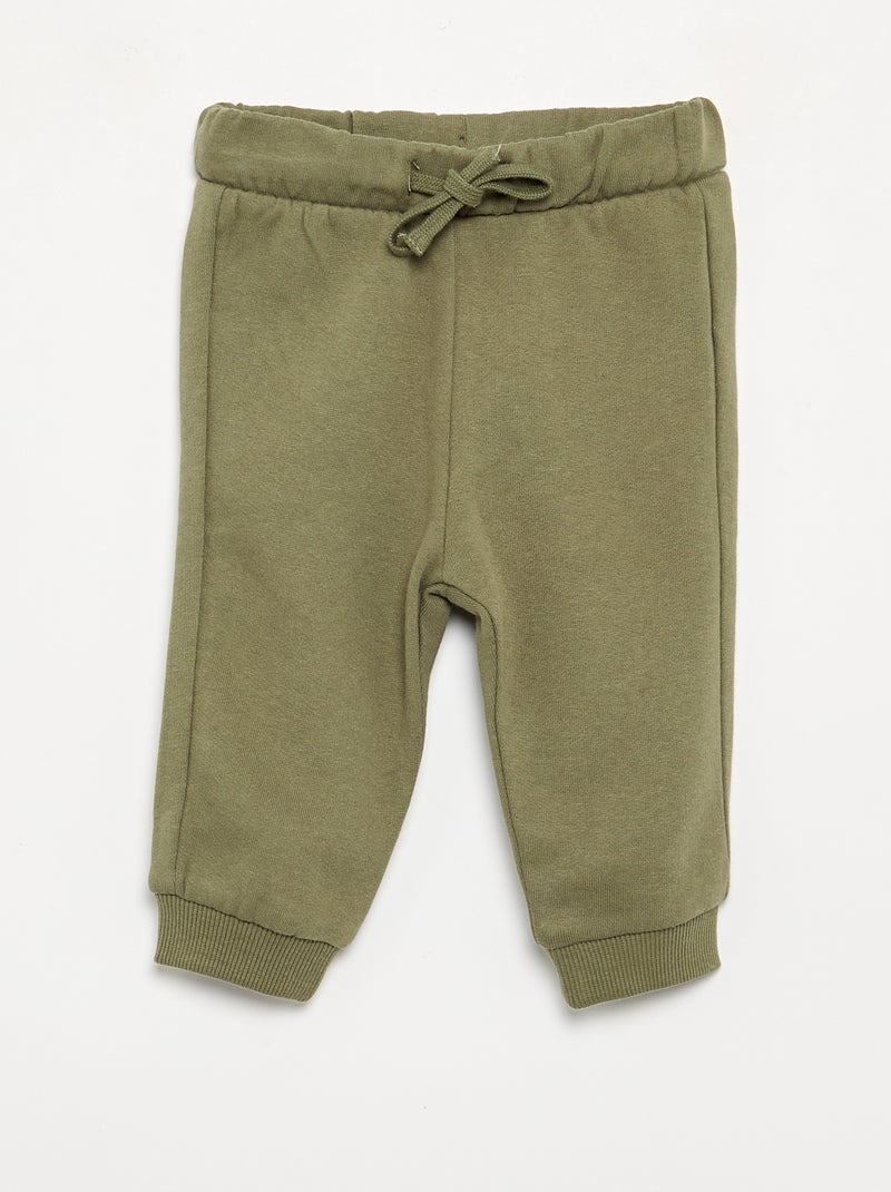 2-delige set - Sweatshirt + broek Groen - Kiabi