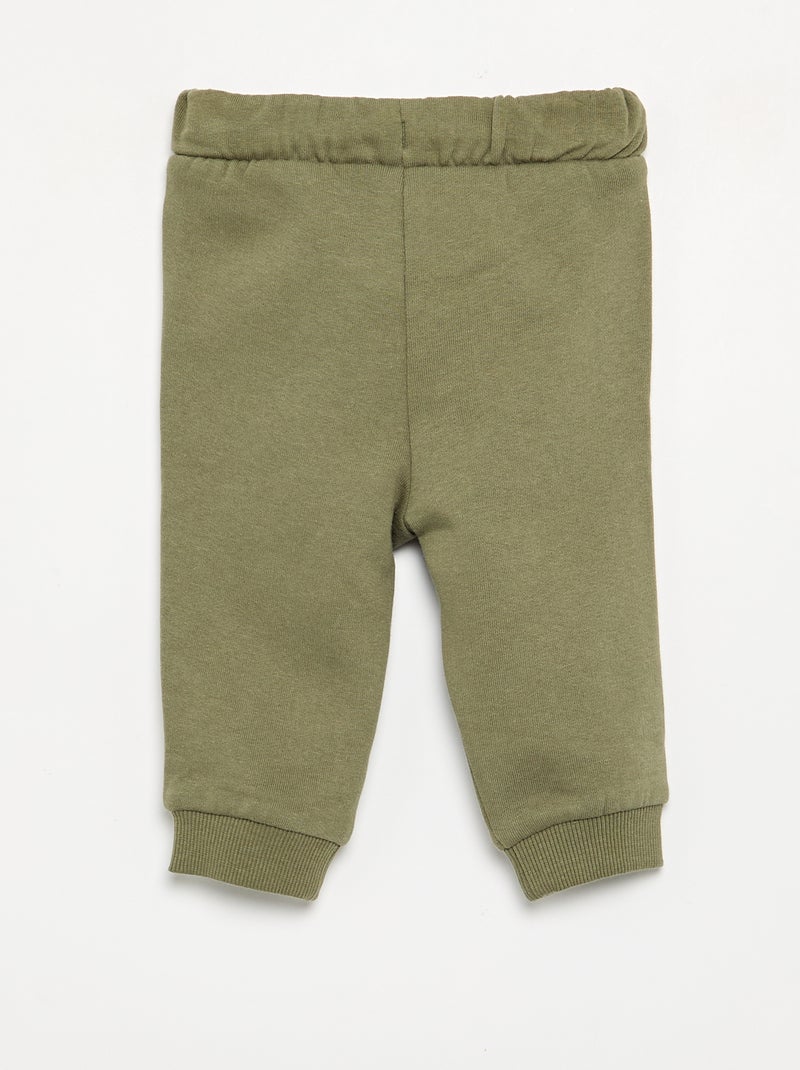 2-delige set - Sweatshirt + broek Groen - Kiabi