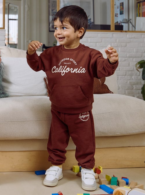 2-delige set - sweatshirt + joggingbroek - Kiabi 2-delige set - sweatshirt + joggingbroek - Kiabi