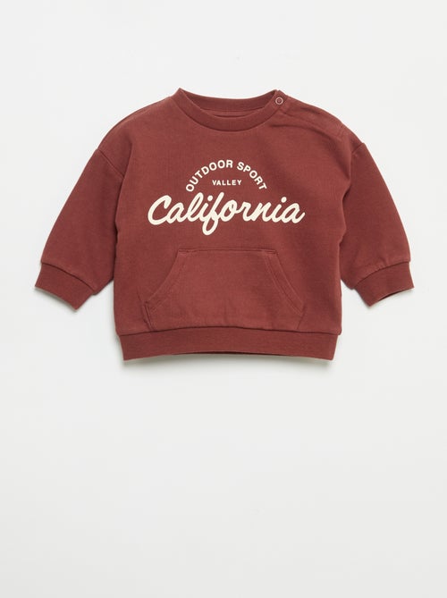2-delige set - sweatshirt + joggingbroek - Kiabi 2-delige set - sweatshirt + joggingbroek - Kiabi