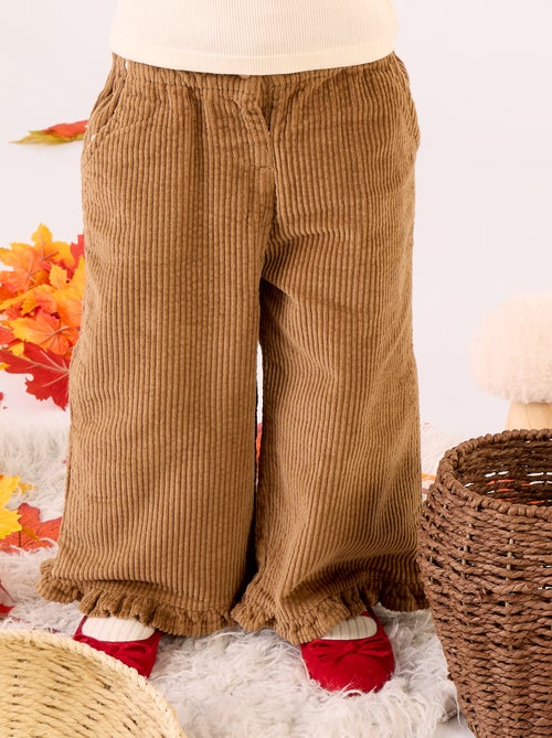 2-delige set - T-shirt + fluwelen pantalon - Kiabi