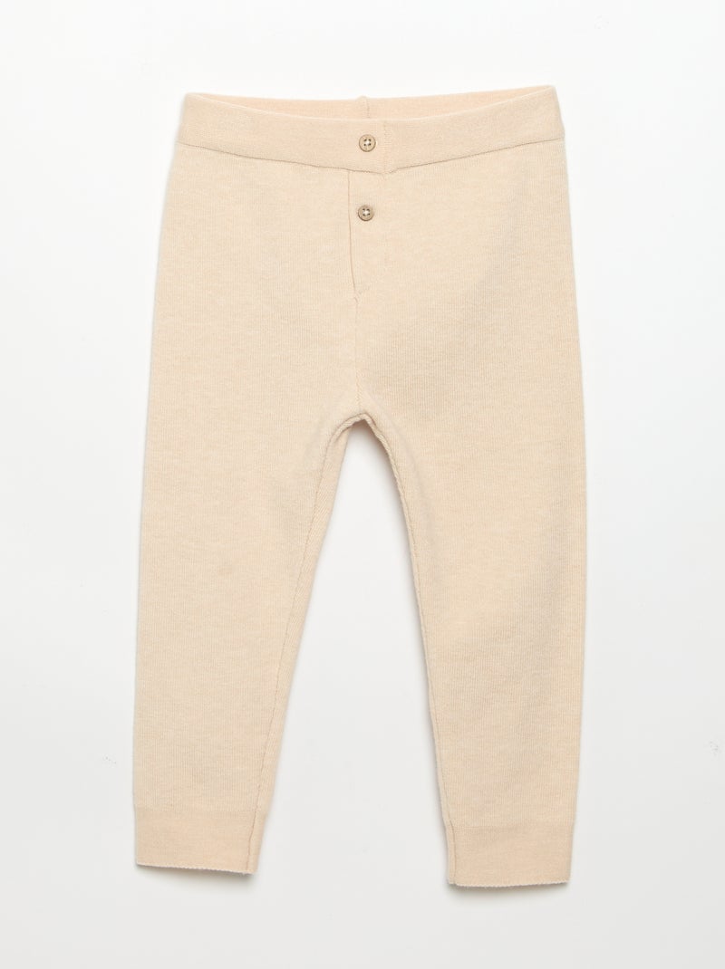 2-delige set - Trui + broek Biege - Kiabi