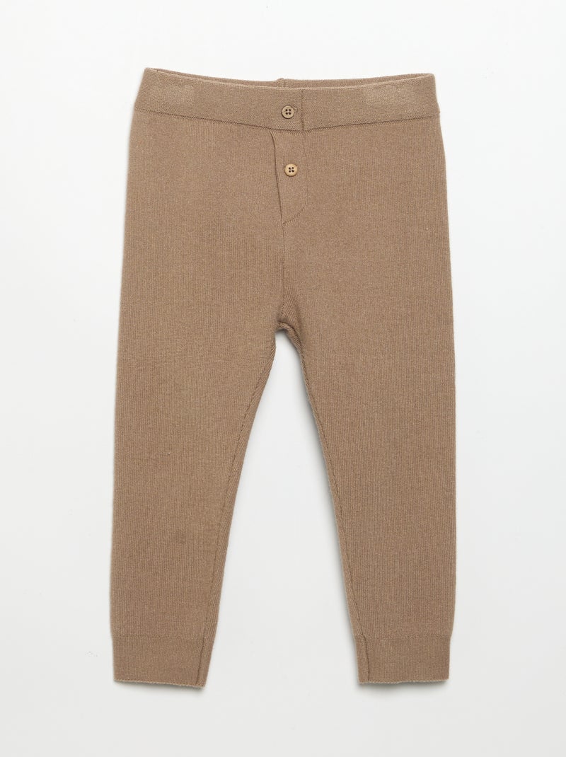 2-delige set - Trui + broek Bruin - Kiabi