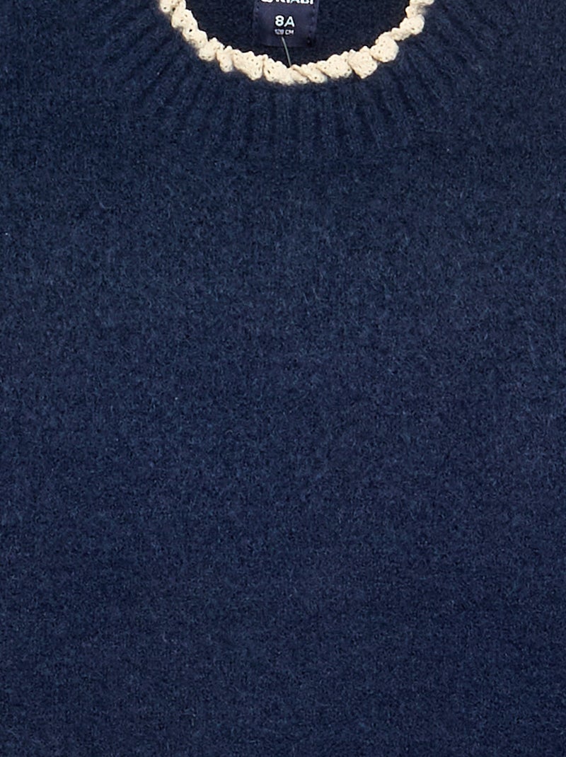 2-delige set - Trui + broek Marineblauw - Kiabi