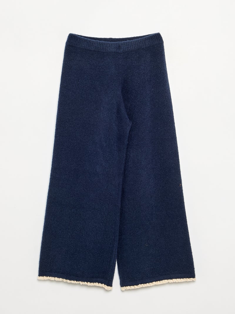 2-delige set - Trui + broek Marineblauw - Kiabi