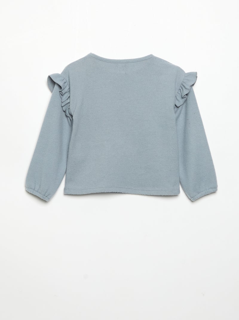 2-delige set - trui + legging Blauw - Kiabi