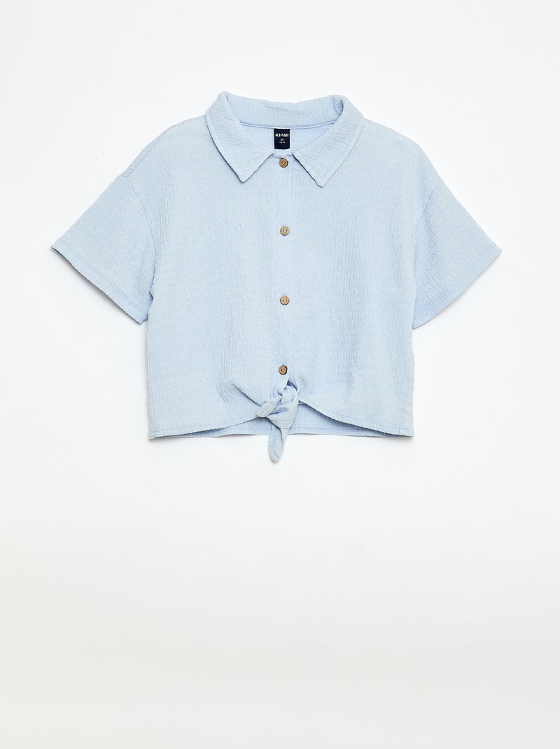 2-delige set blouse + broek Blauw - Kiabi