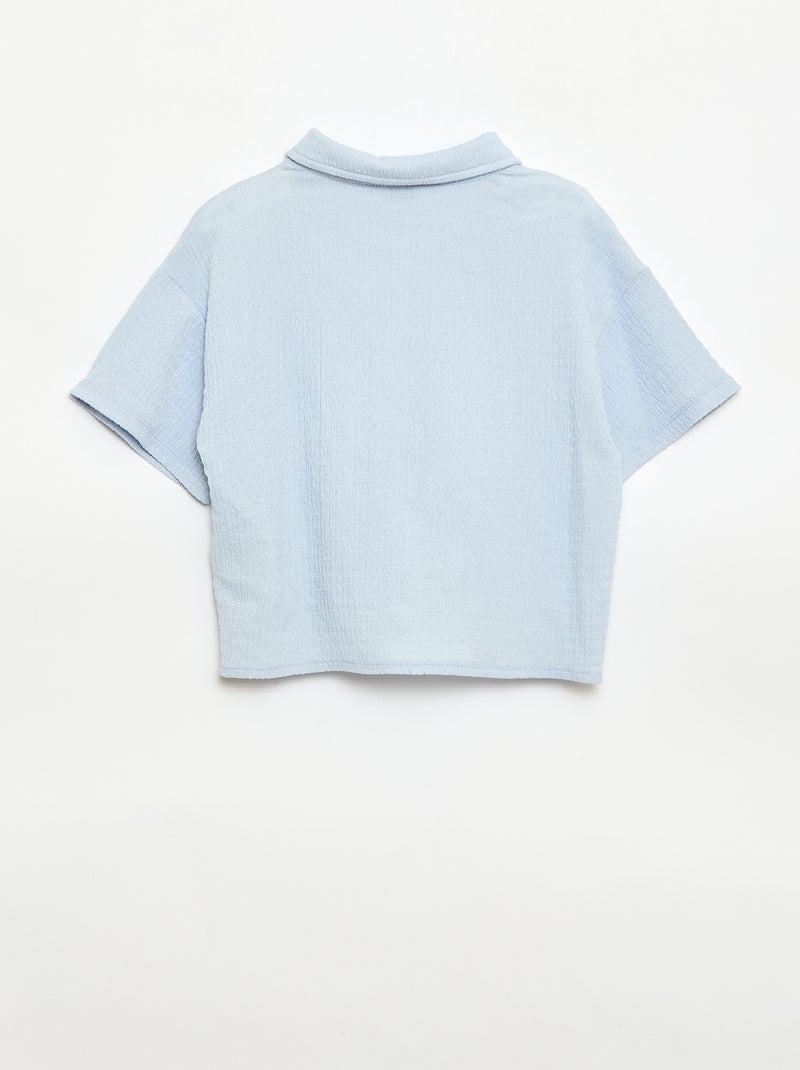 2-delige set blouse + broek Blauw - Kiabi