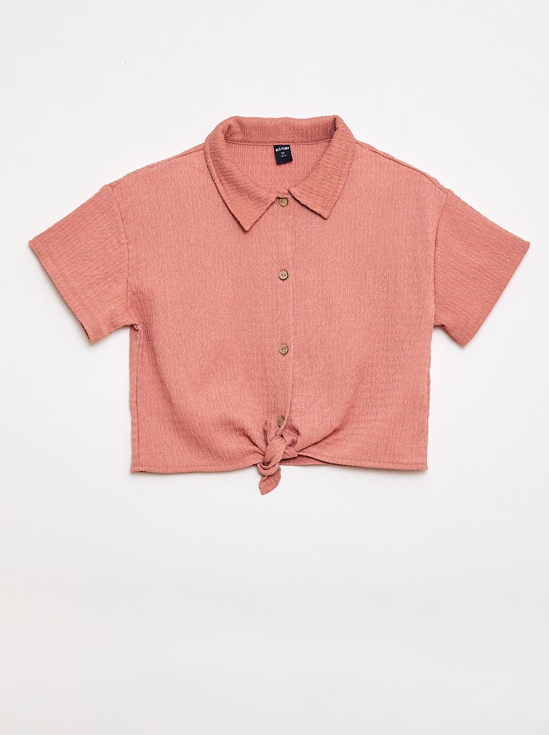 2-delige set blouse + broek Rose - Kiabi