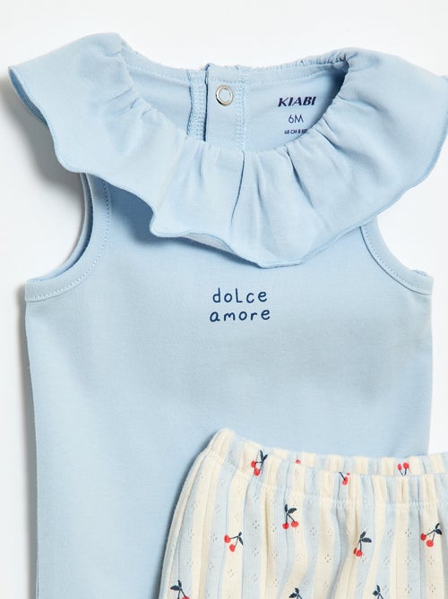 2-delige set: body en slip - Kiabi