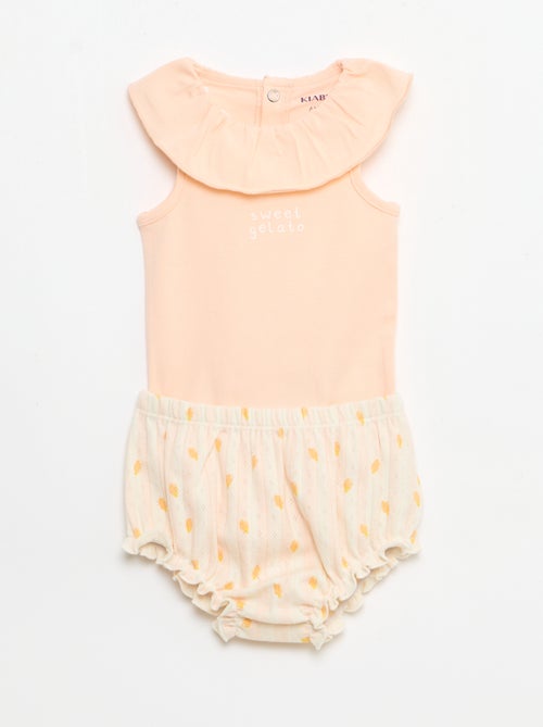 2-delige set: body en slip - Kiabi