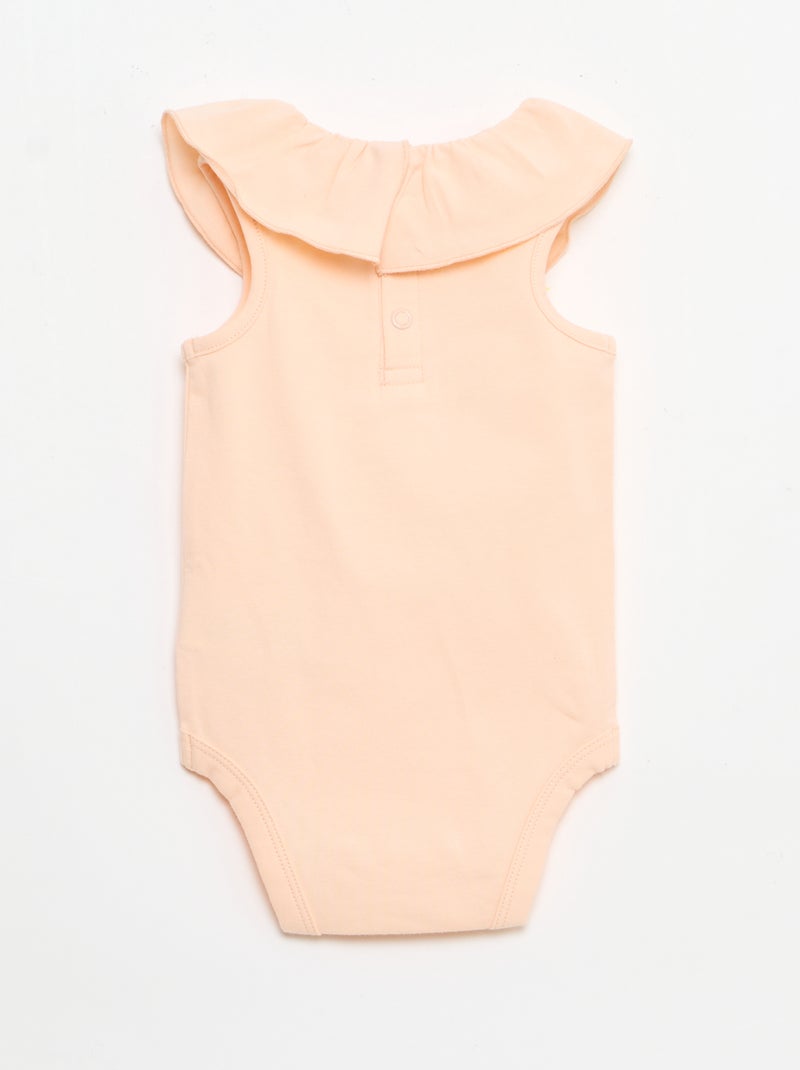 2-delige set: body en slip Rose - Kiabi