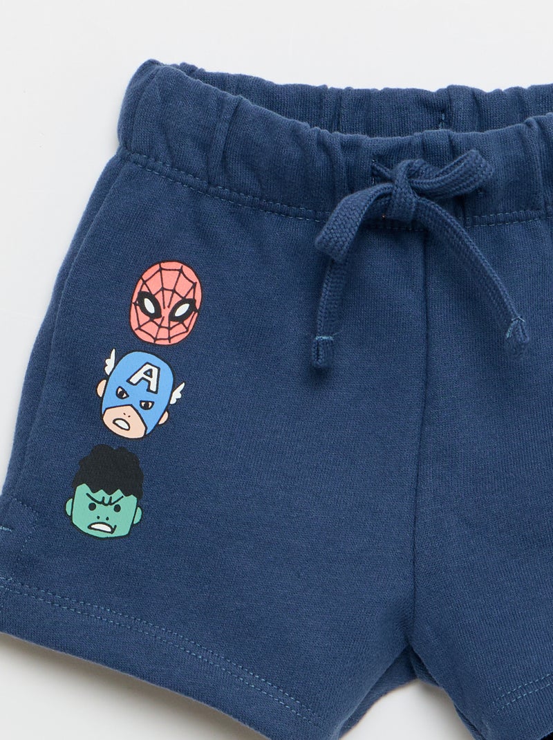 2-delige set: débardeur + short 'Marvel' Blauw - Kiabi