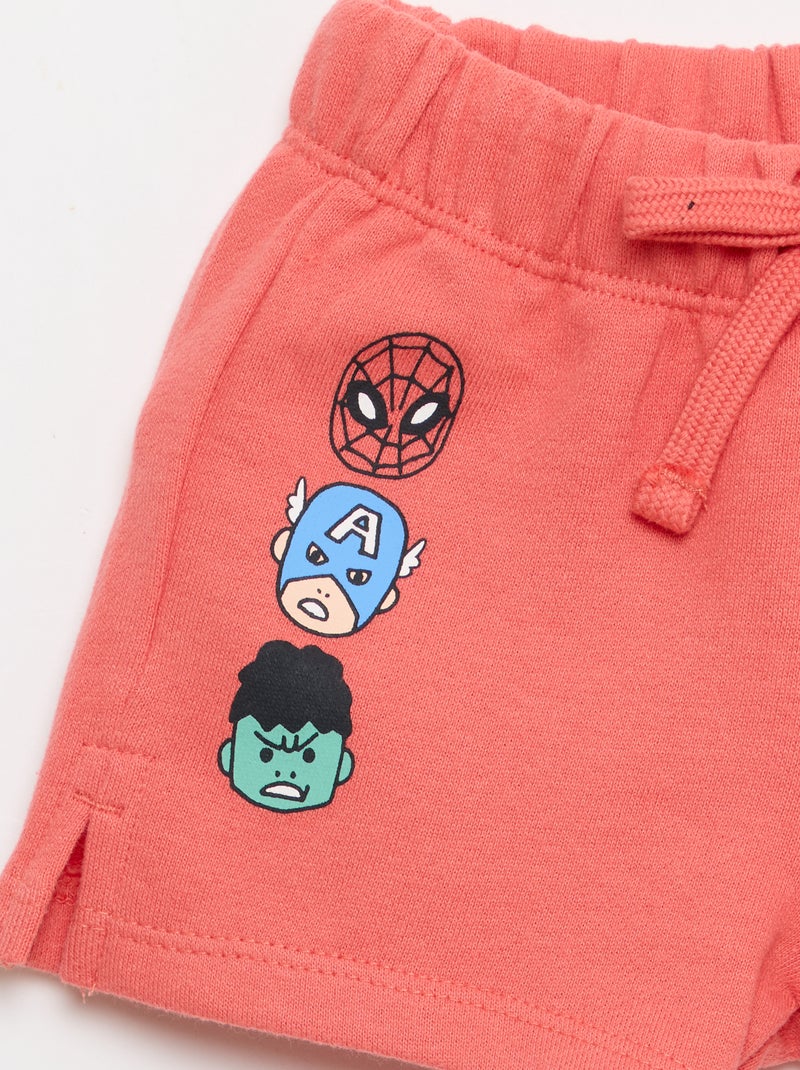 2-delige set: débardeur + short 'Marvel' Wit - Kiabi