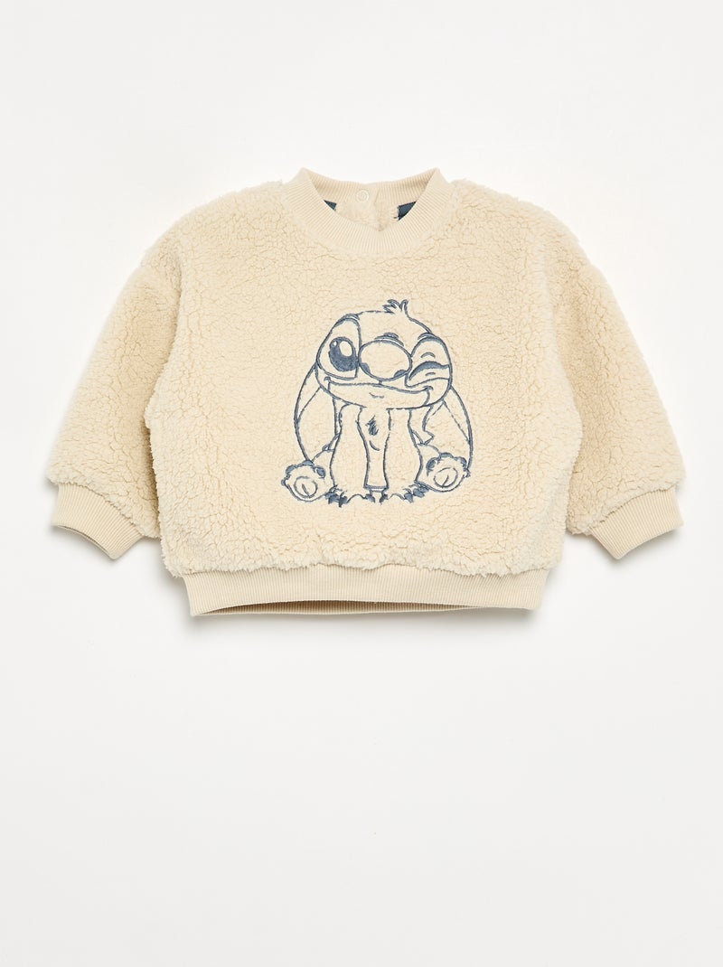 2-delige set: 'Disney' sweater + broek met 2 zakken Biege - Kiabi