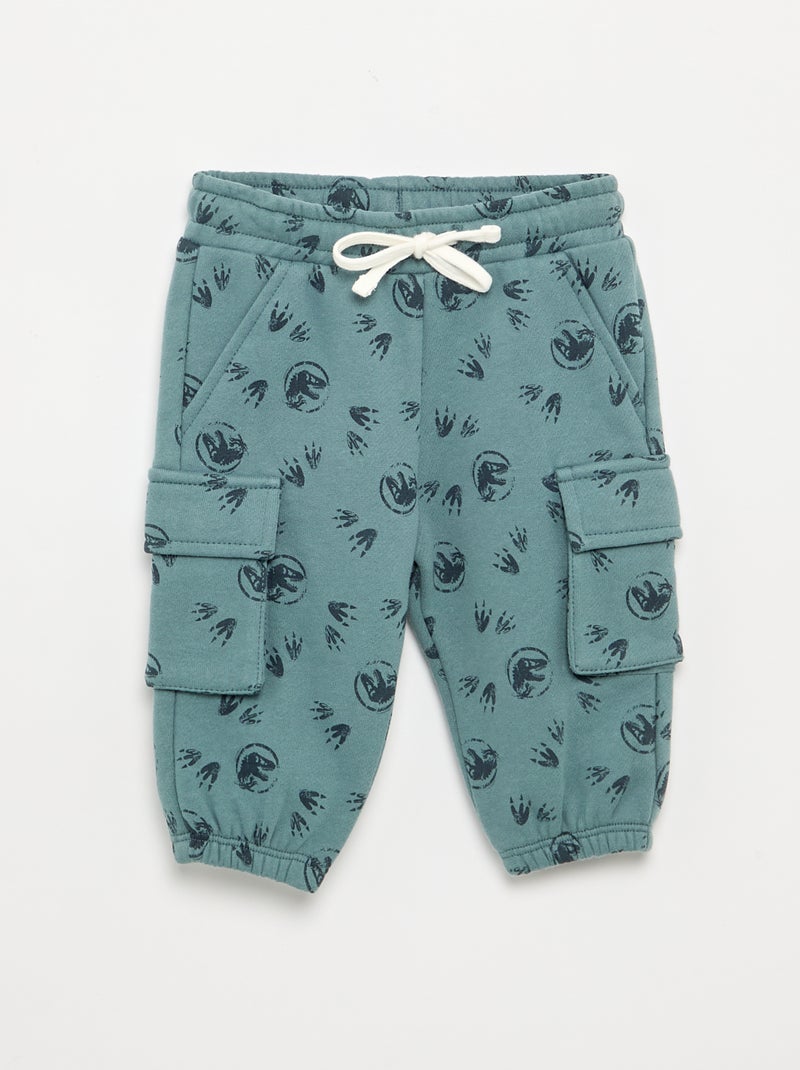 2-delige set 'Jurassic World' - Sweatshirt + sporttraining Groen - Kiabi