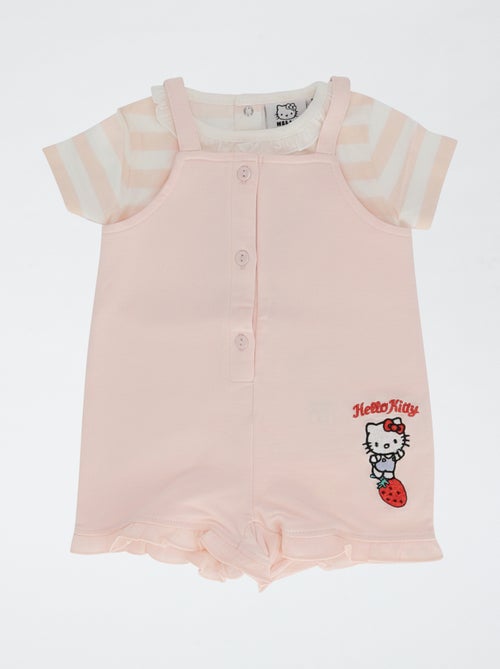 2-delige set korte jumpsuit + super 'Hello Kitty' T-shirt - Kiabi