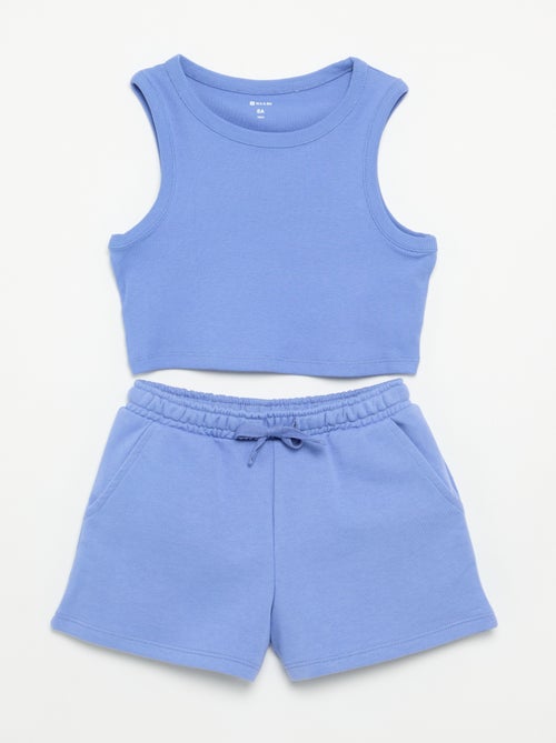 2-delige set met korte broek en débardeur - Kiabi