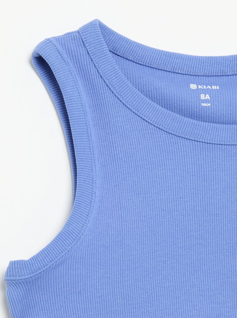 2-delige set met korte broek en débardeur Blauw - Kiabi