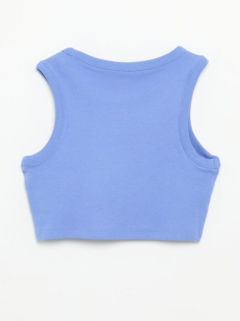 2-delige set met korte broek en débardeur Blauw - Kiabi