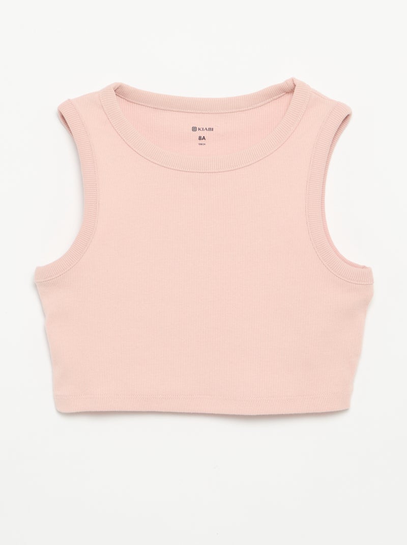 2-delige set met korte broek en débardeur Rose - Kiabi