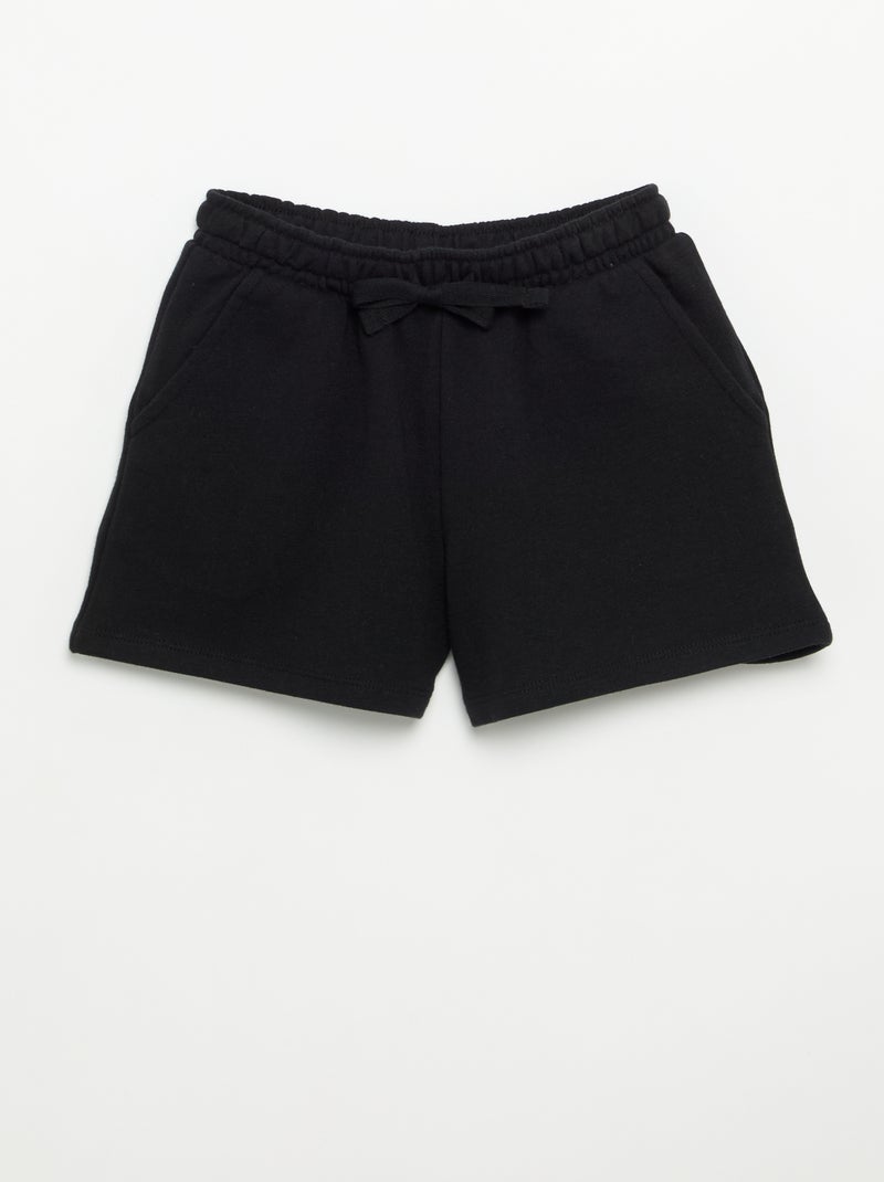 2-delige set met korte broek en débardeur Zwart - Kiabi