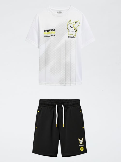 2-delige set met short en T-shirt 'Pokémon' 'Pikachu' - Kiabi