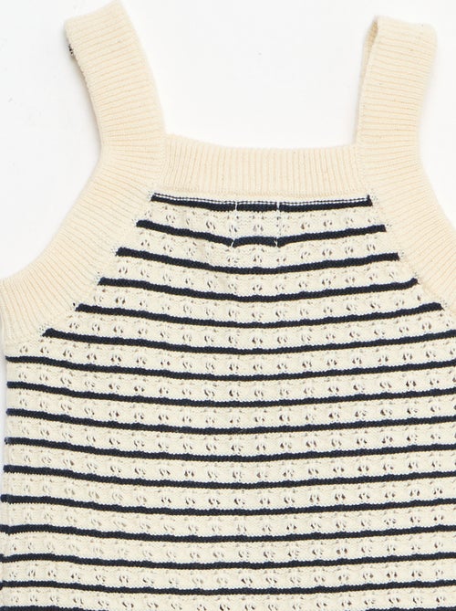 2-delige set met short en T-shirt van haakwerk - Kiabi