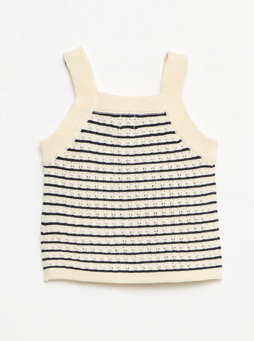 2-delige set met short en T-shirt van haakwerk - Kiabi