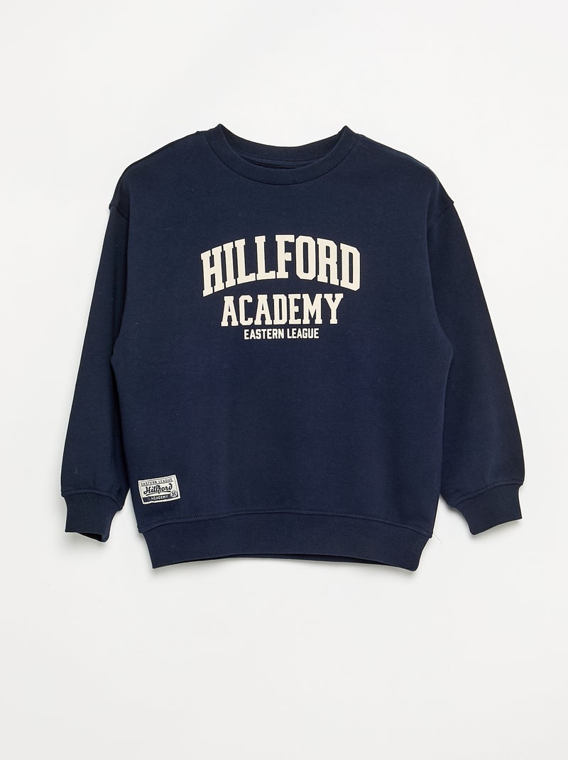 2-delige set met sweatshirt en sporttraining Blauw - Kiabi