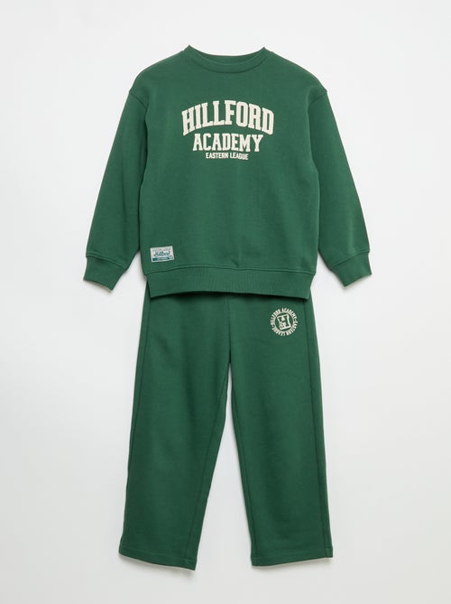 2-delige set met sweatshirt en sporttraining - Kiabi