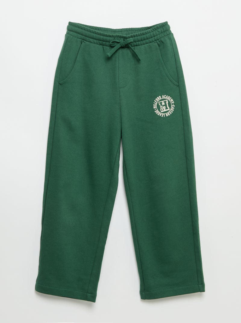 2-delige set met sweatshirt en sporttraining Groen - Kiabi