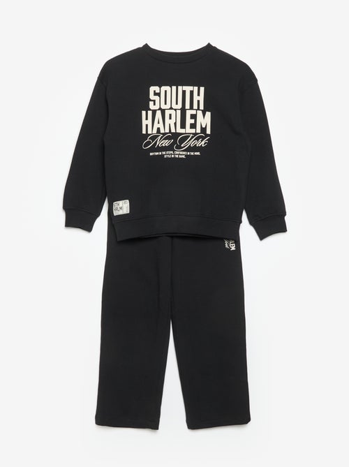 2-delige set met sweatshirt en sporttraining - Kiabi