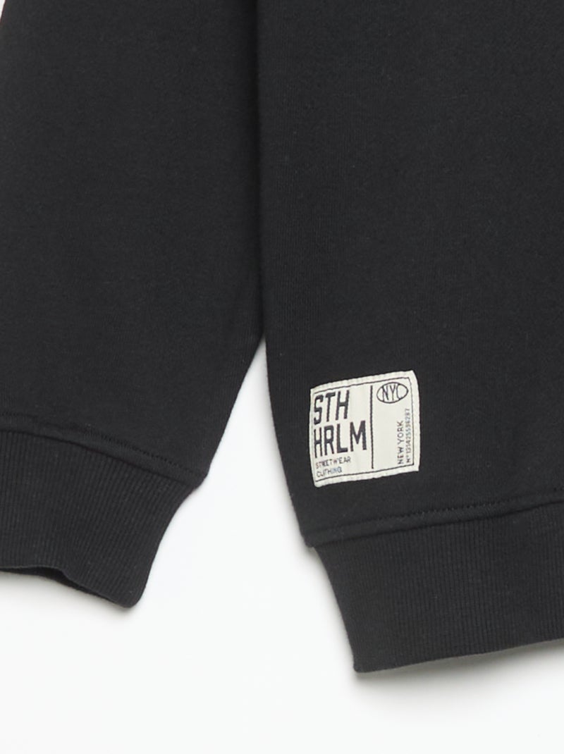 2-delige set met sweatshirt en sporttraining Zwart - Kiabi