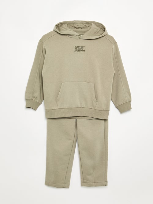 2-delige set met sweatshirt en T-shirt - Kiabi