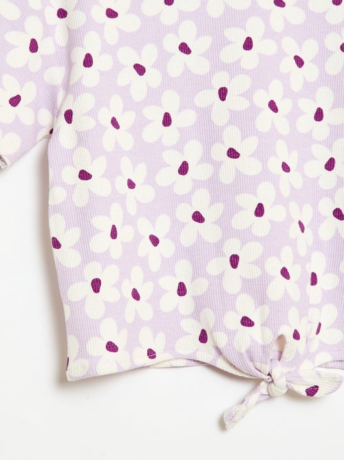 2-delige set met T-shirt en flare broek - Kiabi