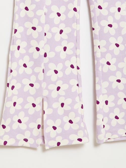 2-delige set met T-shirt en flare broek - Kiabi