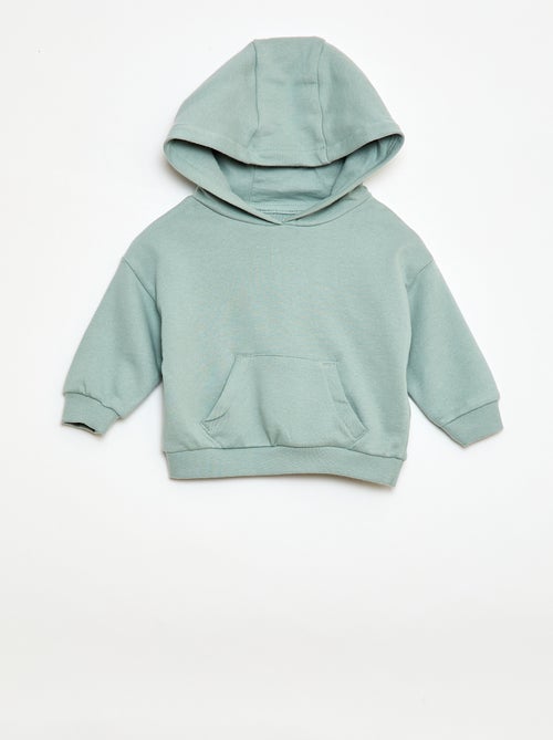 2-delige set monochrome sweater met kap + sporttraining - Kiabi