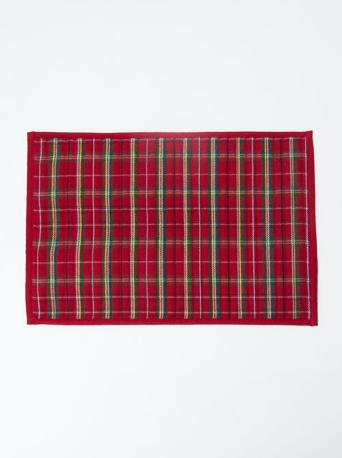 2-delige set placemats met tartanprint 'Kiabi & Catherine Painvin' - Kiabi 2-delige set placemats met tartanprint 'Kiabi & Catherine Painvin' - Kiabi