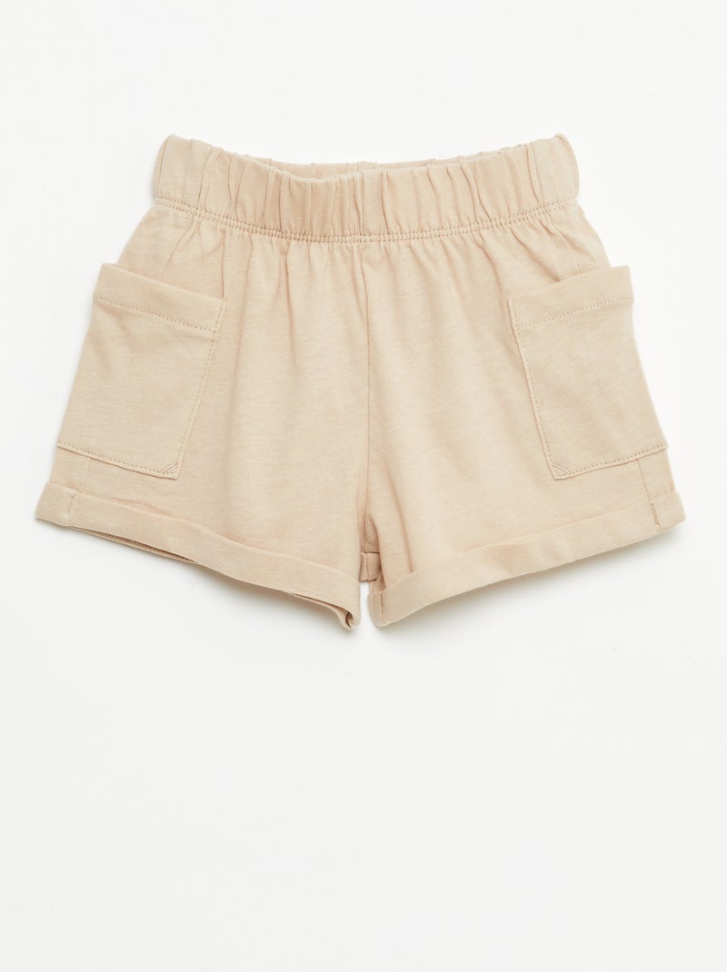 2-delige set short + T-shirt Geel - Kiabi