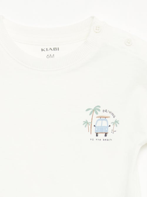 2-delige set short + T-shirt - Kiabi